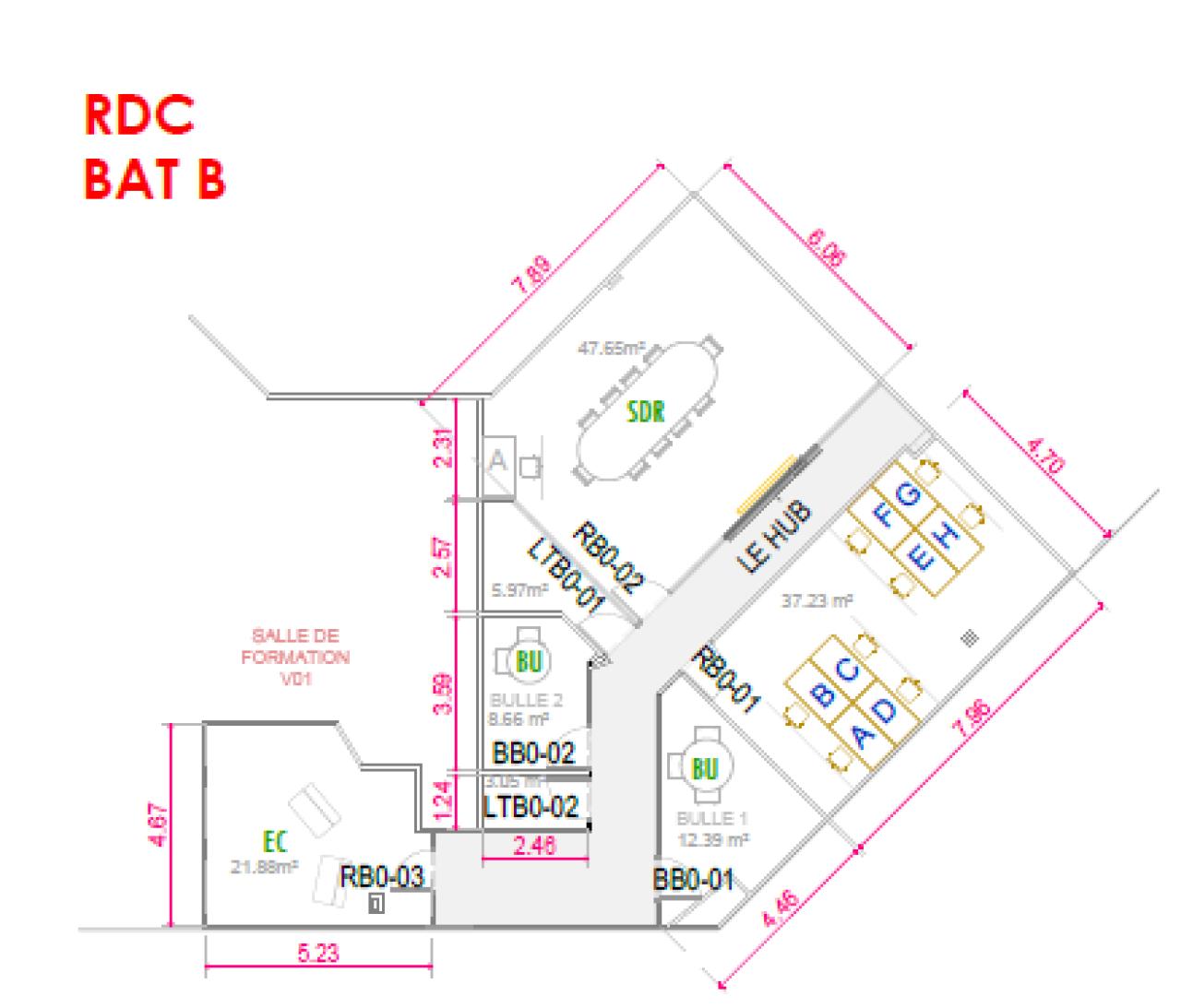 Bureau Toulouse 2412m² Location bureau Toulouse Haute-Garonne OLBUR2315635 29
